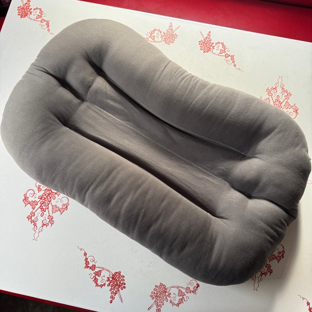 Gray Plush Pillow